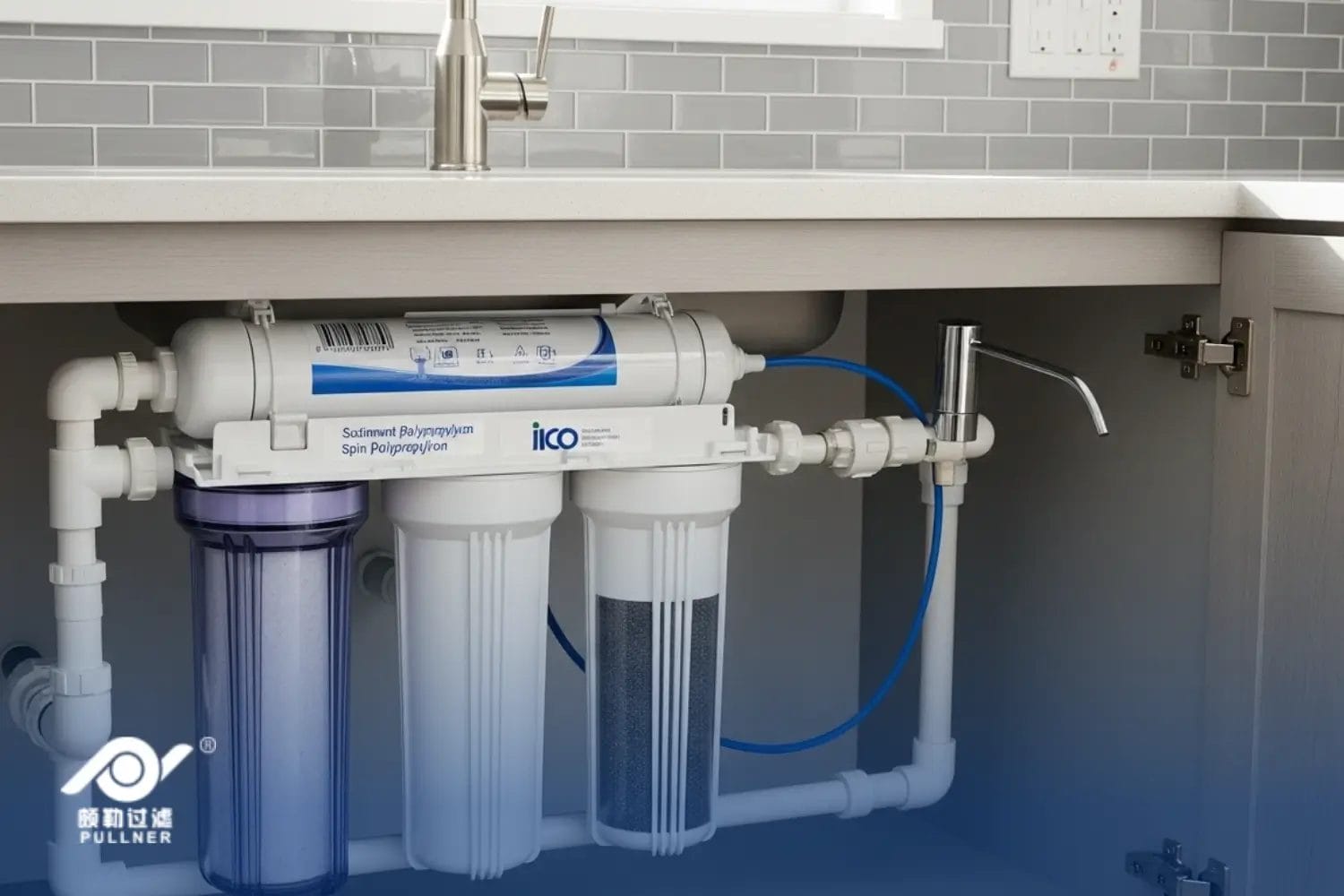 water softening (ion exchange)